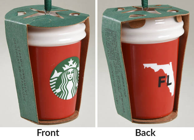 Red Cup 50 State Ornament Collection by Starbucks Coffee