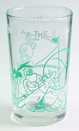 Flintstones Glasses 1964 by Welchs