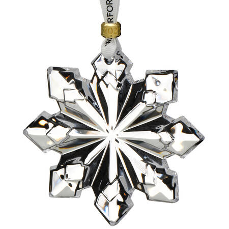 Snow Crystals Annual Ornament by Waterford Crystal