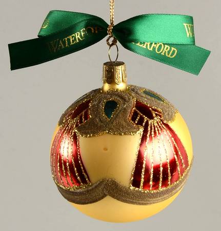 Red, Green on Champagne, White, Gold by Waterford Crystal