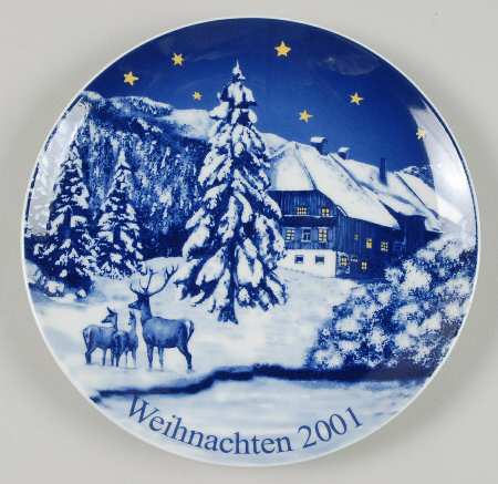 Wunsiedel Christmas Plate by Wunsiedel-Not a Mfr, See "RXH"