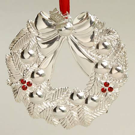 Silver Christmas Ornaments by Waterford