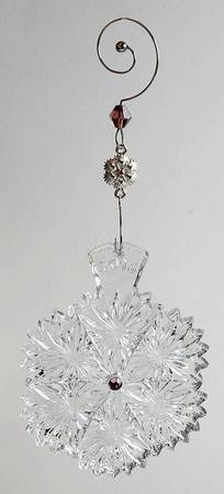 Waterford Crystal Snowflake Wishes Serenity-Lavender - Boxed