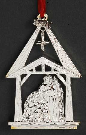 Nativity Ornaments (Silverplate) by Waterford