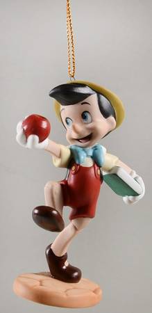 Pinnochio Ornaments by Walt Disney Classics
