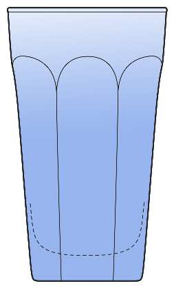 Courtney Light Blue by Anchor Hocking