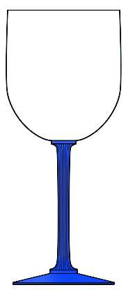 Penthouse Cobalt Blue by American Stemware