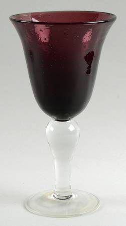 Artland Iris Purple Water Goblet