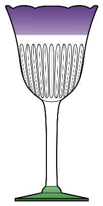Saintpaulia by Anthropologie Glass