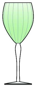 Optic Bouquet Light Green by Artland