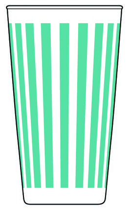 Candy Stripe Turquoise by Hazel-Atlas