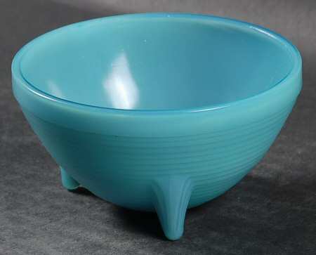 Concentric Ring Blue (Opaque) by Akro Agate
