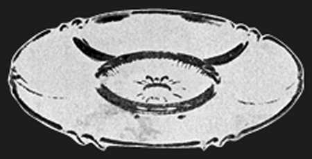 Cambridge Martha Clear Martha158 Artichoke Plate Cambridge Martha Clear Martha158 Artichoke Plate