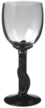 Christian Dior Casablanca (Black Stem) Water Goblet