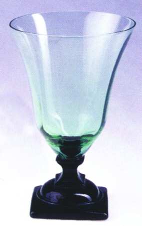 1450 Green (Black Stem) by Central Glass Works