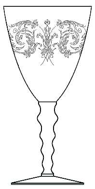 Balda Clear (Stem 24) by Central Glass Works