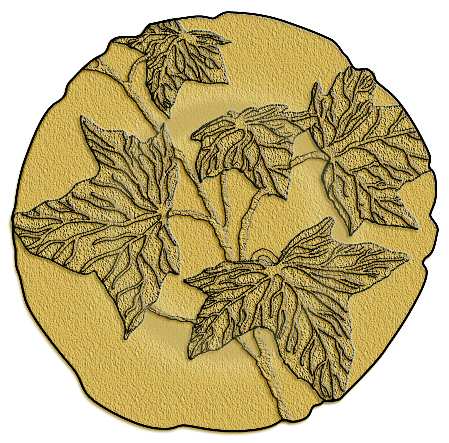 Decorated Glassware (Green Gold Leaf) by Certified International