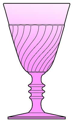 Spiral Flutes Pink by Duncan & Miller