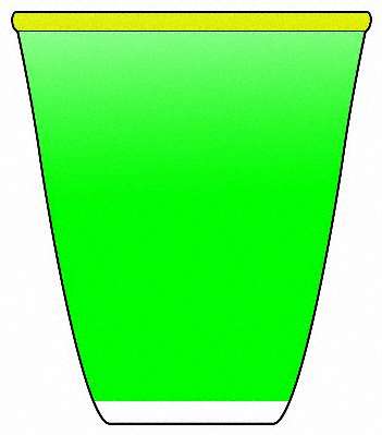 Borderline Green Yellow (Green Body, Yellow Rim) by Dansk