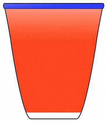 Borderline Orange Blue (Orange Body, Blue Rim) by Dansk