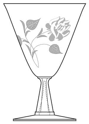 Lenox Rose by Duncan & Miller