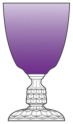 American Lady Amethyst (Burgundy) by Fostoria