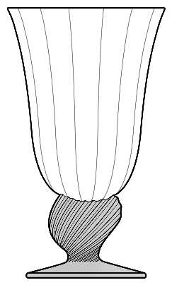 Captiva Clear (Frosted Shell) by Fostoria