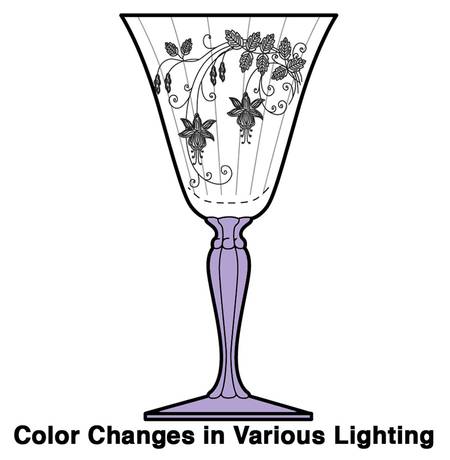 Fuchsia Wisteria by Fostoria
