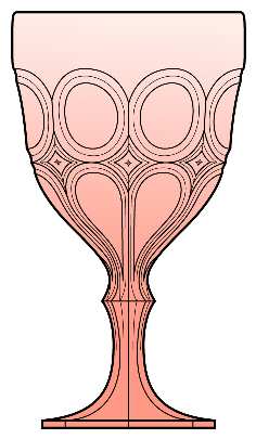 Moonstone Peach by Fostoria