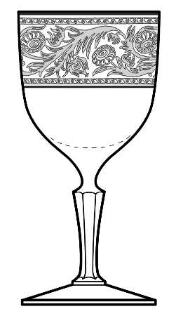 Renaissance (Stem 6111, Platinum Trim) by Fostoria