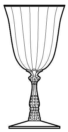 Victoria (Platinum Trim) by Fostoria