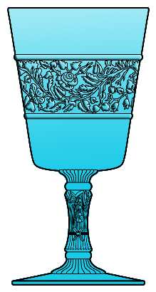 Flower Band Colonial Blue by Fenton