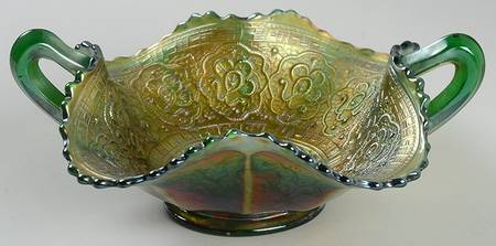 Persian Medallion Green (Carnival) by Fenton