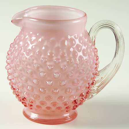 Hobnail Rose Overlay by Fenton