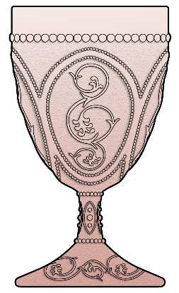 Stippled Scroll Pink by Fenton