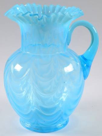 Drapery Blue Opalescent by Fenton