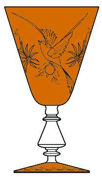 Bird of Paradise (Stem 896, Amber Stem) by Glastonbury - Lotus