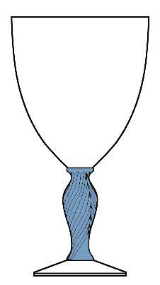 Décor Blue by Gorham Crystal