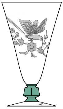 BUTTERFLY (Stem 934, Green Stem) by Glastonbury - Lotus