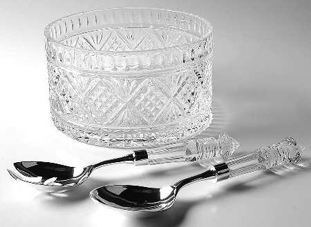 Godinger Dublin (3 Piece) Salad Set (SAB8 & SLD2SL)