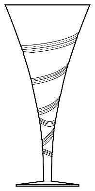 Spiral (Stemware) by Godinger