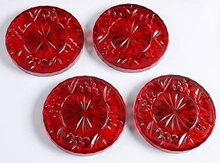 Godinger Dublin Red Coaster - Set of 4