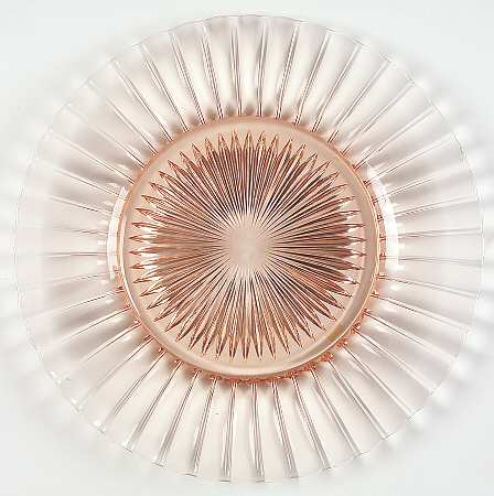 Ridge and Star Pink by Heisey