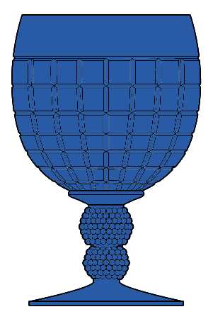 Victorian Cobalt Blue by Heisey