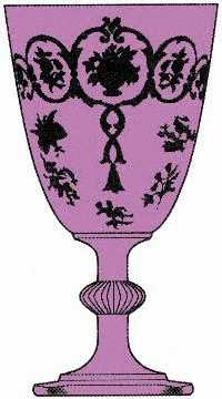 Formal Chintz Alexandrite (Stem 3390) by Heisey