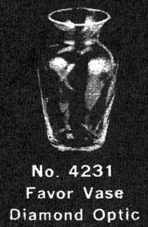 Favor Vase 4231 Green by Heisey