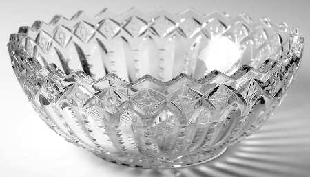 Star and Zipper Clear by Heisey