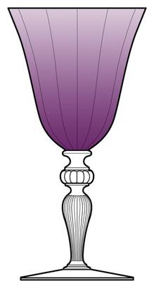 X101 Amethyst by Huntington Glass