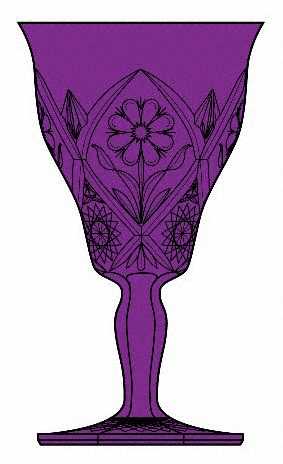 Cosmos Amethyst by Imperial Glass-Ohio