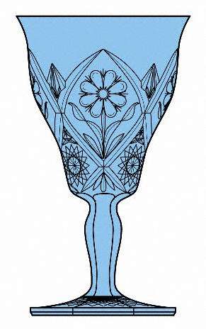 Cosmos Blue (Antique) by Imperial Glass-Ohio